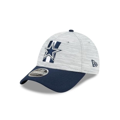 Dallas Cowboys Gorra | New Era Official NFL Training Stretch Snap 9forty Adjustable Cap Mexico - Azules